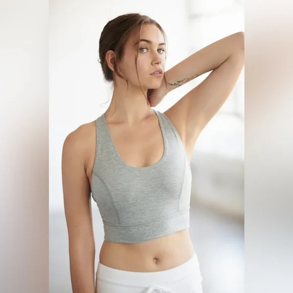 Free People Movement Lightning Synergy Active Bralette Grey Size Extra Small - Picture 2 of 8